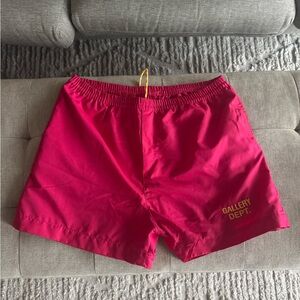 Gallery Dept Bright Red Drawstring Shorts